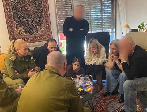 משפחתו של טוראי דב פרמט, צילום: דובר צה