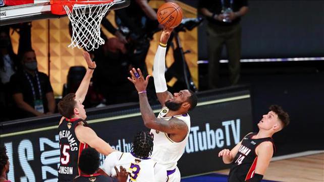 NBA משחק הלוס אנג'לס לייקרס, 12.10.20