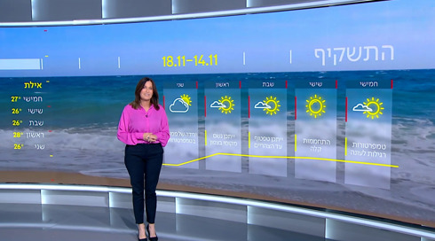 תחזית 13.11.24: מחר מעונן חלקית, בשישי יתחמם מעט