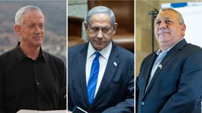 בני גנץ, בנימין נתניהו וגדי איזנקוט