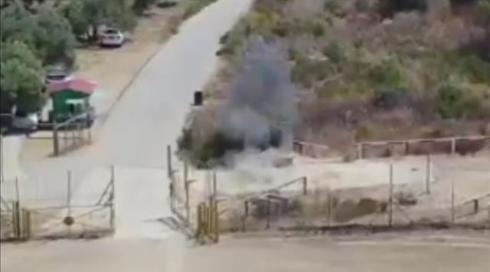 תיעוד: סוכל פיגוע בבית המשפט הצבאי בסאלם