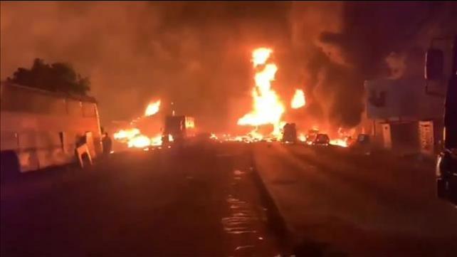 פיצוץ מכלית דלק בסיירה לאון, 06.11.21