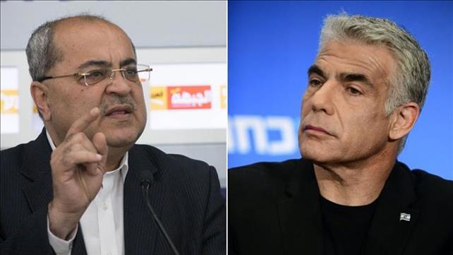 יאיר לפיד ואחמד טיבי, 2019
