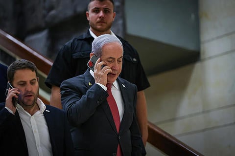 נתניהו בשיחת טלפון, נובמבר 2024