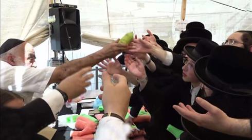 קרנבל סוכות: עומס בשוקי ארבעת המינים לצד עימות במאה שערים