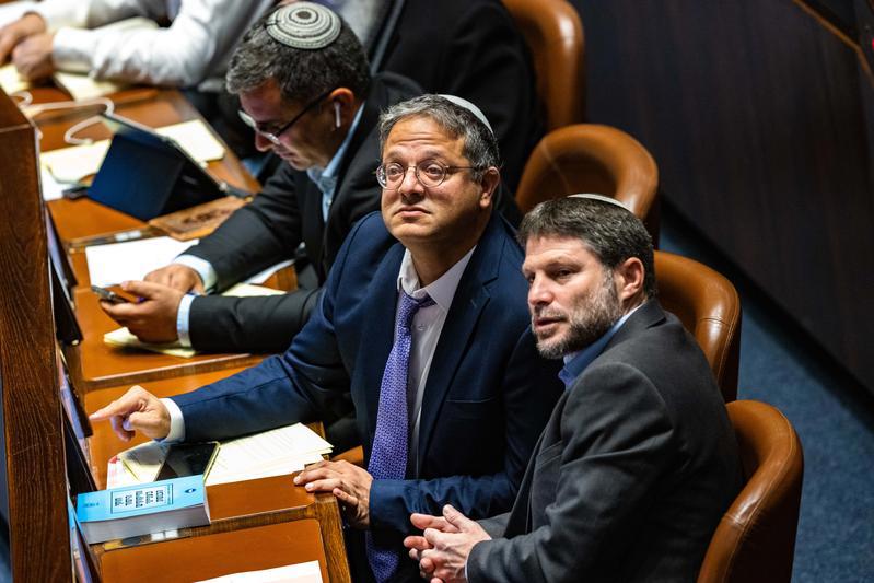 שר האוצר בצלאל סמוטריץ והשר לביטחון לאומי איתמר בן גביר