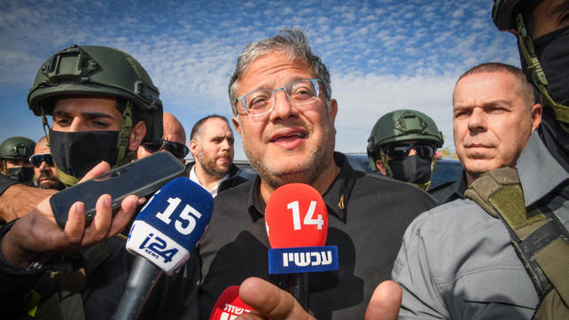 השר לביטחון לאומי איתמר בן גביר, דצמבר 2025