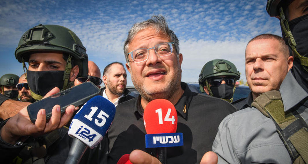 השר לביטחון לאומי איתמר בן גביר, דצמבר 2025