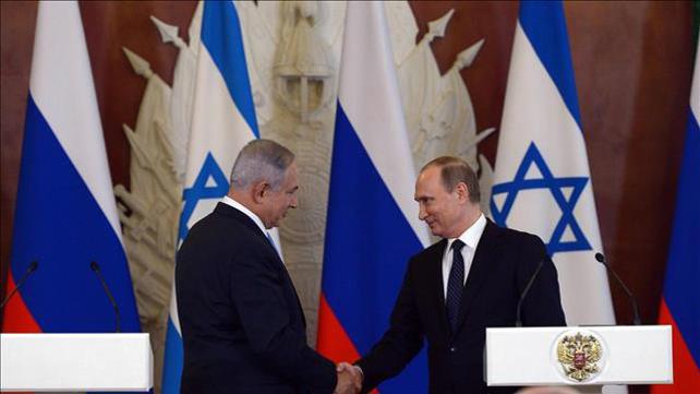 בנימין נתניהו וולדימיר פוטין