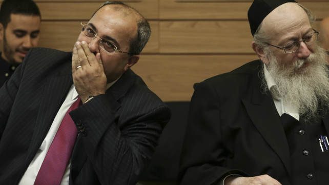 יעקב ליצמן ואחמד טיבי