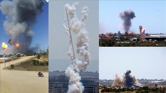 תקיפות צה"ל ברצועת עזה, שיגור רקטות