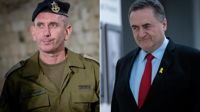 שר הביטחון ישראל כ"ץ, דובר צה"ל דניאל הגרי