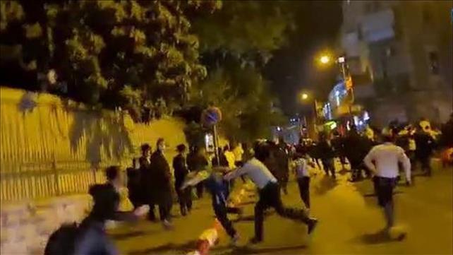 נצ"מ שימי מרציאנו מכה מפגין חרדי 