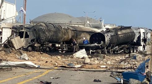 אחרי הפגיעה הישירה: מתקני בז"ן עצרו את פעילותם