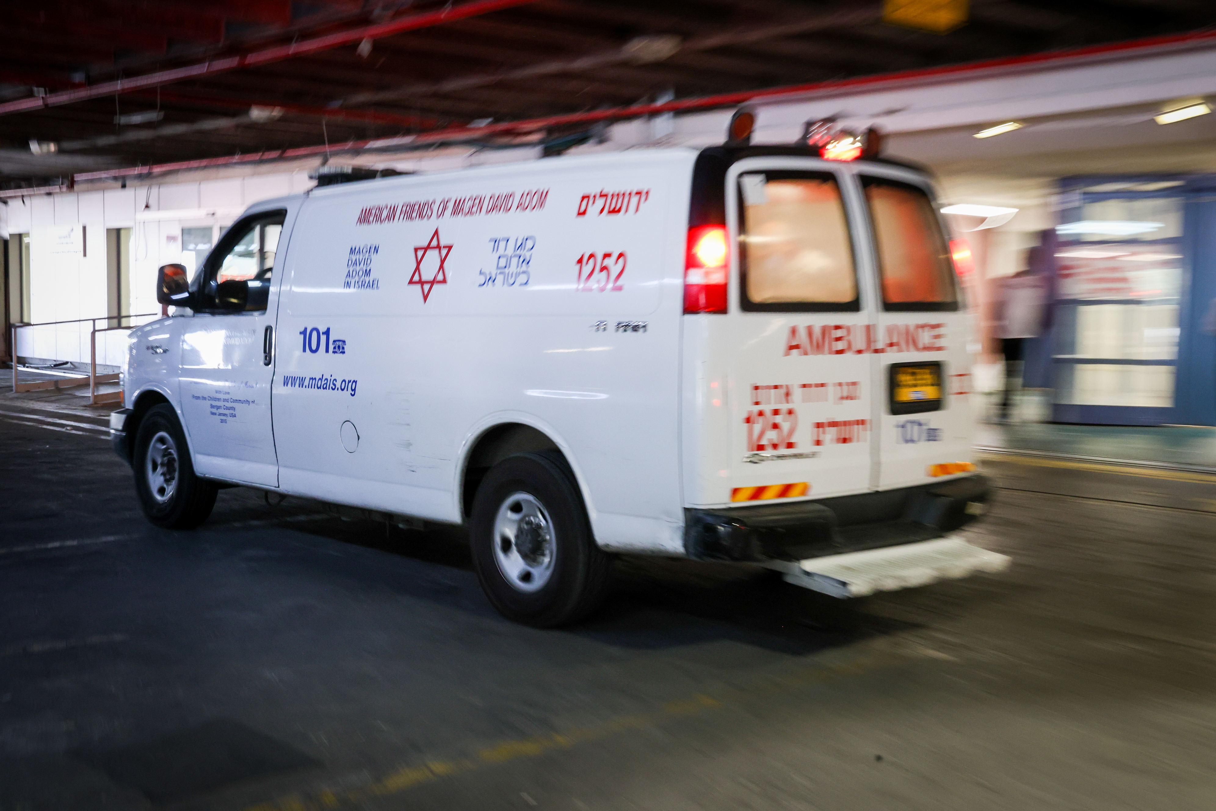 אמבולנס בבית החולים שערי צדק, 20.06.23