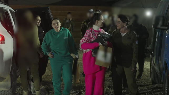 העברת החטופות מהצלב האדום לצה"ל