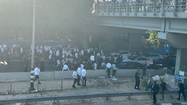 הפגנת הפלג הירושלמי נגד חוק הגיוס