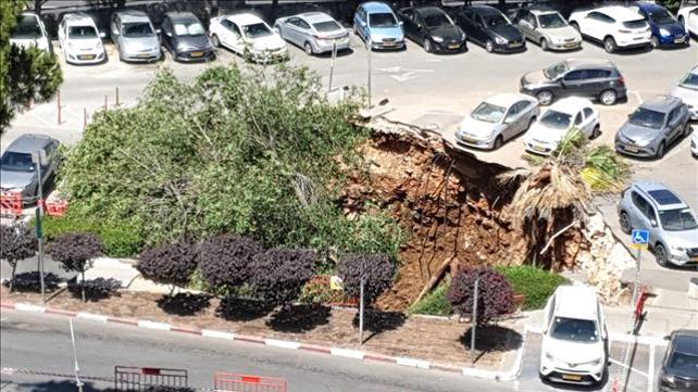 קריסת חניון שערי צדק 7.6.21
