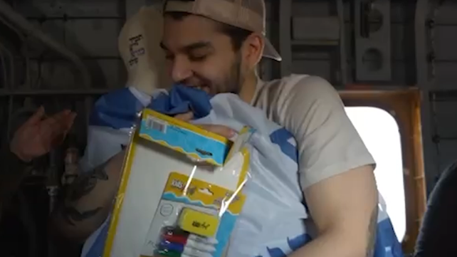 יוסף חיים אוחנה ובר קופרשטיין במסוק