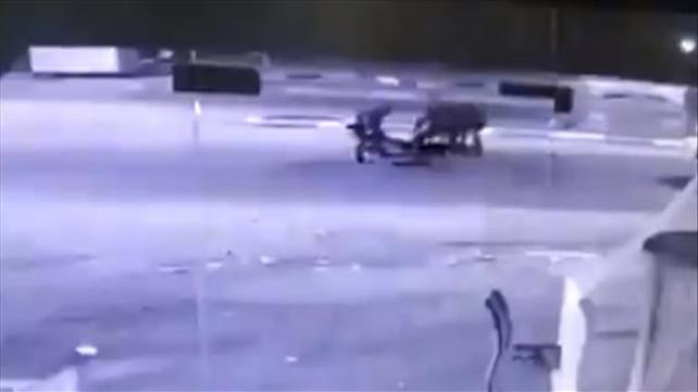 רגע הירי בפעיל הג'יהאד האסלאמי, שנהרג בפעילות כוחות הביטחון בג'נין