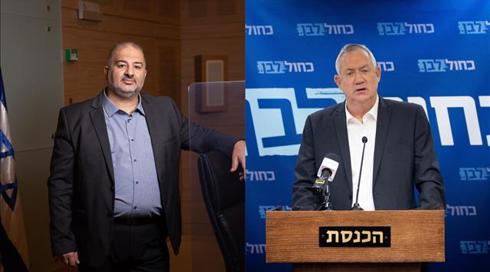 גנץ סיכם עם רע"ם: תמיכה בחוק הותמ"לים תמורת היעדרות מהצבעה על חוקי ביטחוניים