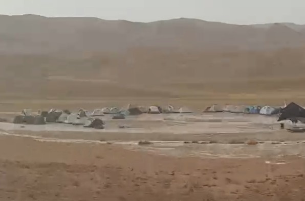 שיטפון סמוך לים המלח באזור בו התקיימה פעילות שטח של צה"ל