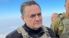 שר הביטחון ישראל כ"ץ בחרמון הסורי, מארס 2025