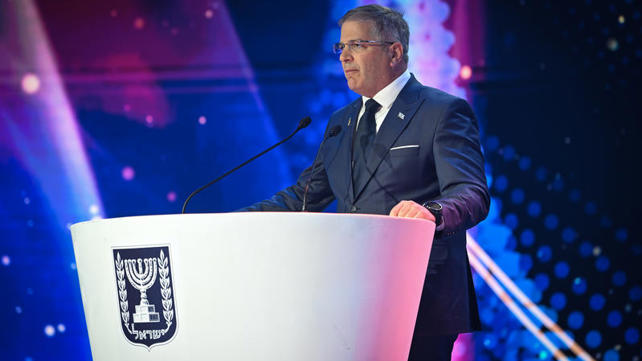 שר החינוך יואב קיש בטקס פרס ישראל