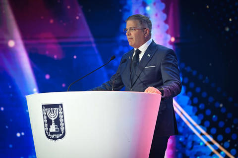 שר החינוך יואב קיש בטקס פרס ישראל