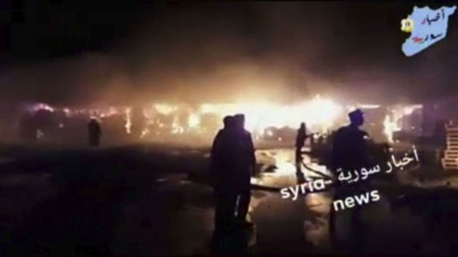 זירת תקיפה ישראלית בסוריה