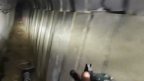 תיעוד מתוך המנהרה