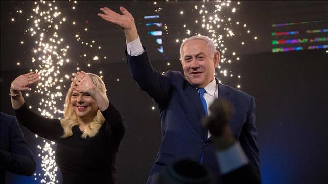 בנימין נתניהו בליל הבחירות