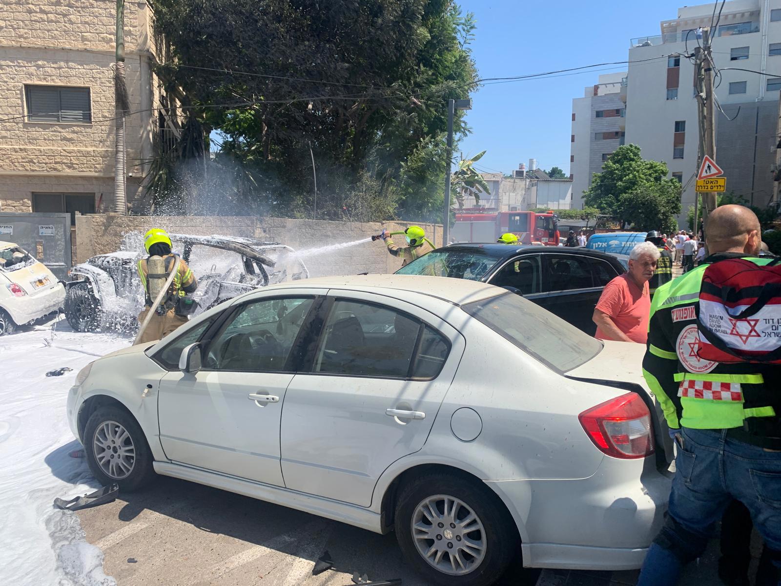 פיצוץ רכב ביפו