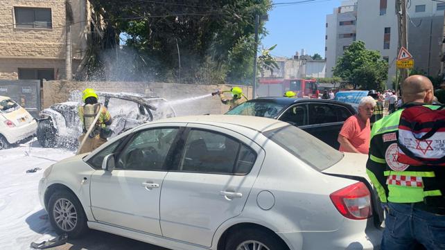 פיצוץ רכב ביפו