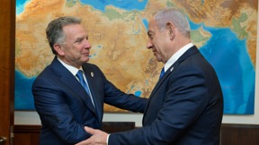 בנימין נתניהו וסטיבן וויטקוף