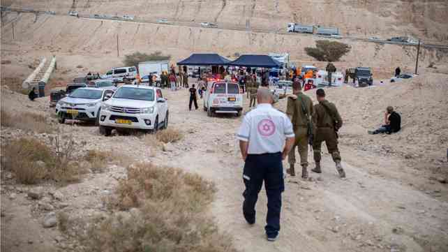 זירת האסון בערבה