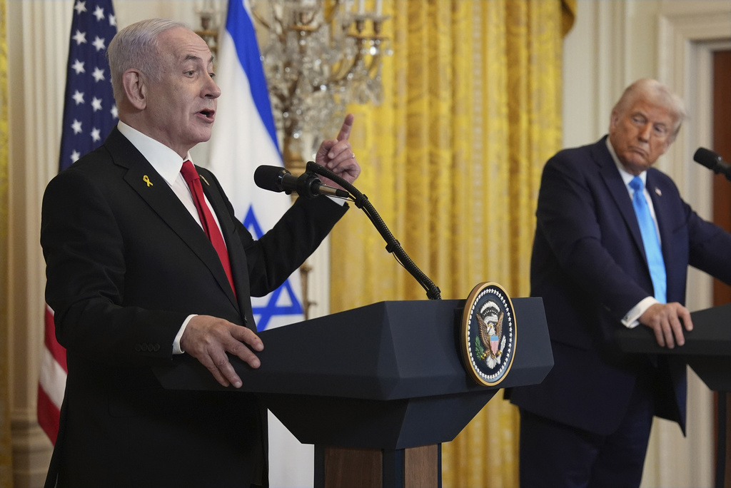 טראמפ ונתניהו בבית הלבן