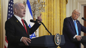 טראמפ ונתניהו בבית הלבן