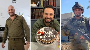 שמות הנופלים 12.02.24 - סא"ל (במיל') נתנאל יעקב אלקובי, רס"ן (במיל׳) יאיר כהן ורס"ל (במיל') זיו חן
