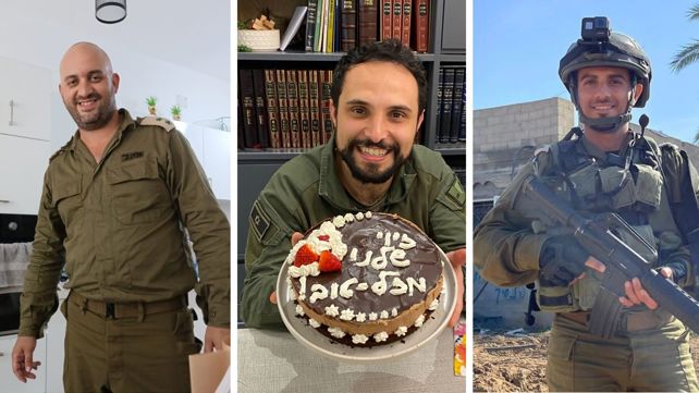 שמות הנופלים 12.02.24 - סא"ל (במיל') נתנאל יעקב אלקובי, רס"ן (במיל׳) יאיר כהן ורס"ל (במיל') זיו חן