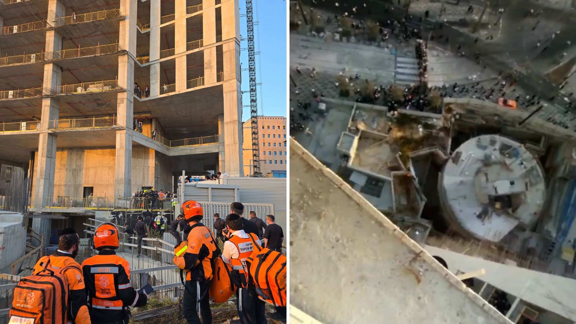 זירת נפילת הנער בהפגנה בירושלים 30.10