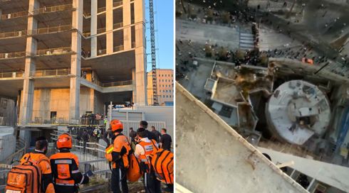 בן 22 קפץ אל מותו מאתר בנייה במהלך הפגנת החרדים בירושלים