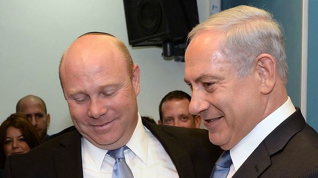 בנימין נתניהו עם גיל שפר