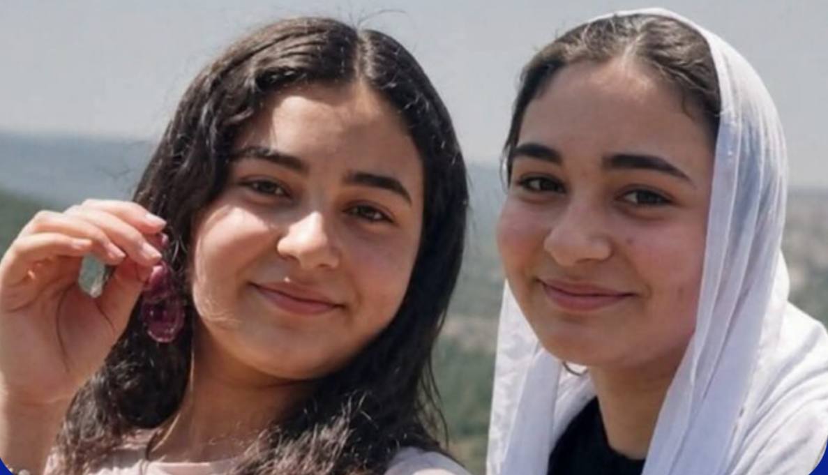 הנערות שטבעו בנהר הירדן: אימאן ח'יר (משמאל) וחלא עזאם
