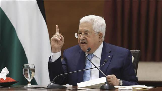 אבו מאזן בכינוס ברמאללה, 19.05.20