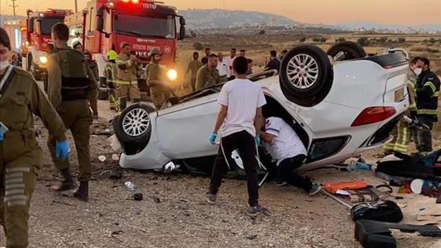 תאונת דרכים ליד שכם