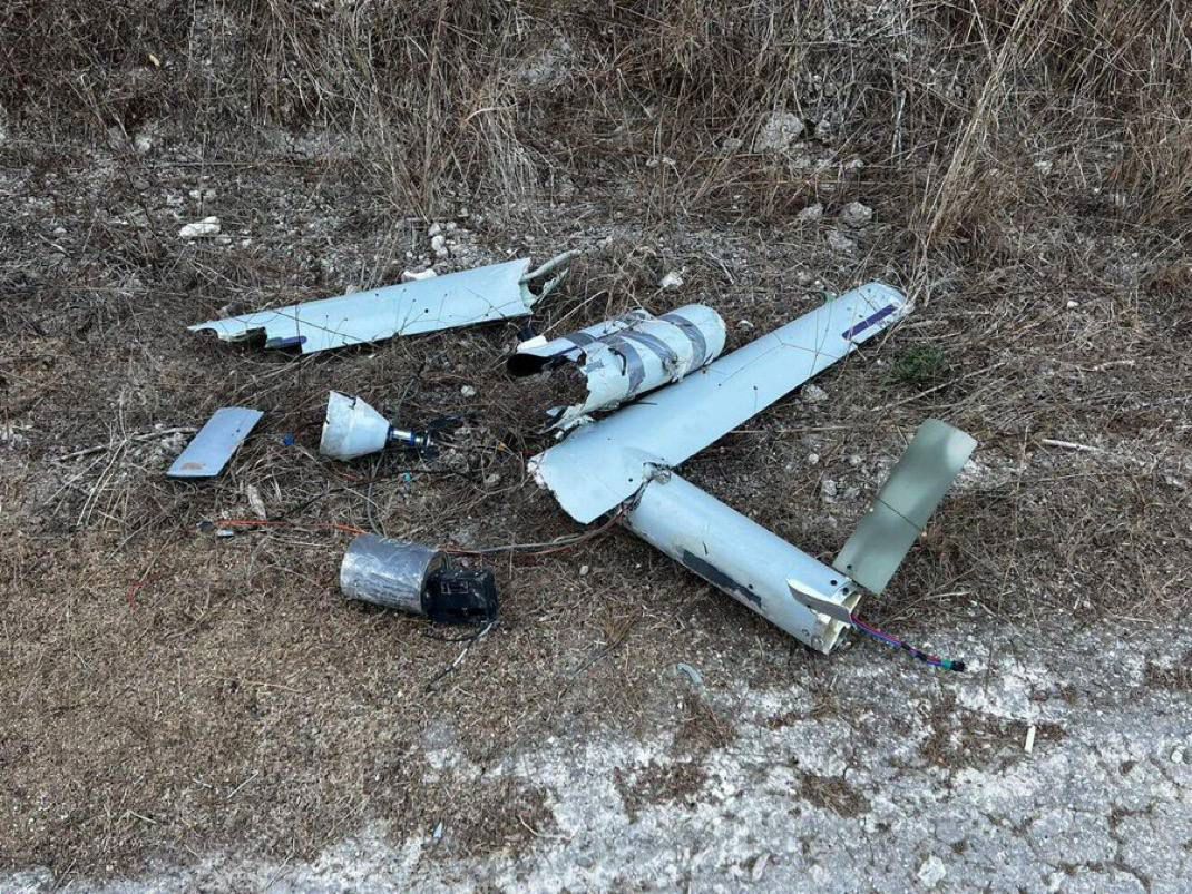 הכטב"ם של חיזבאללה שאותר בשטח פתוח באזור יקנעם