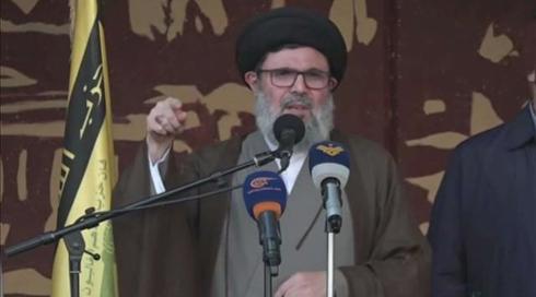 יורשו של נסראללה סייר על הגבול: "יום אחד נהייה בתוך ישראל"