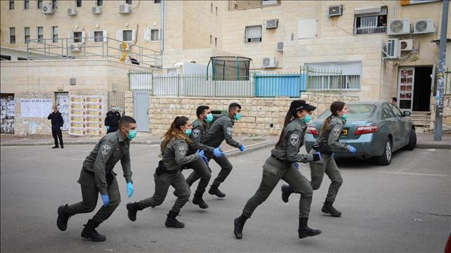 שוטרים בבית שמש, אפריל 2020