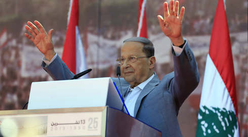 נשיא לבנון: "עלינו לשים לב למה שישראל רוקמת"